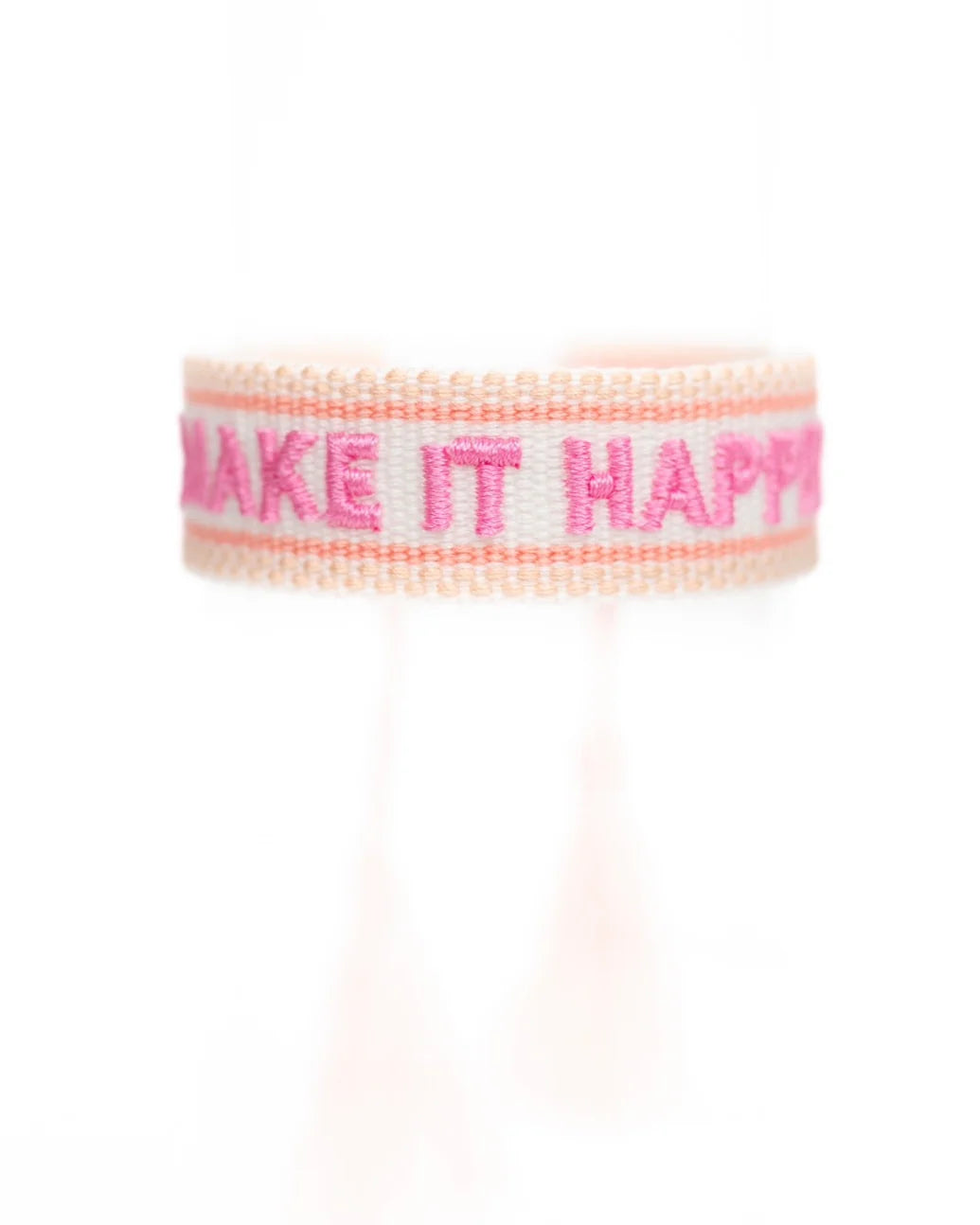 make it happen tassel bracelet