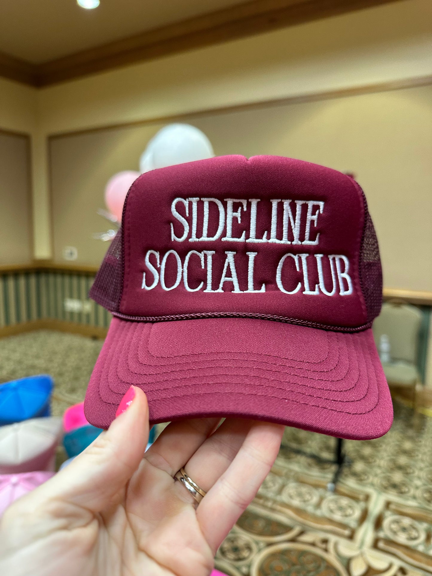 sideline social club trucker