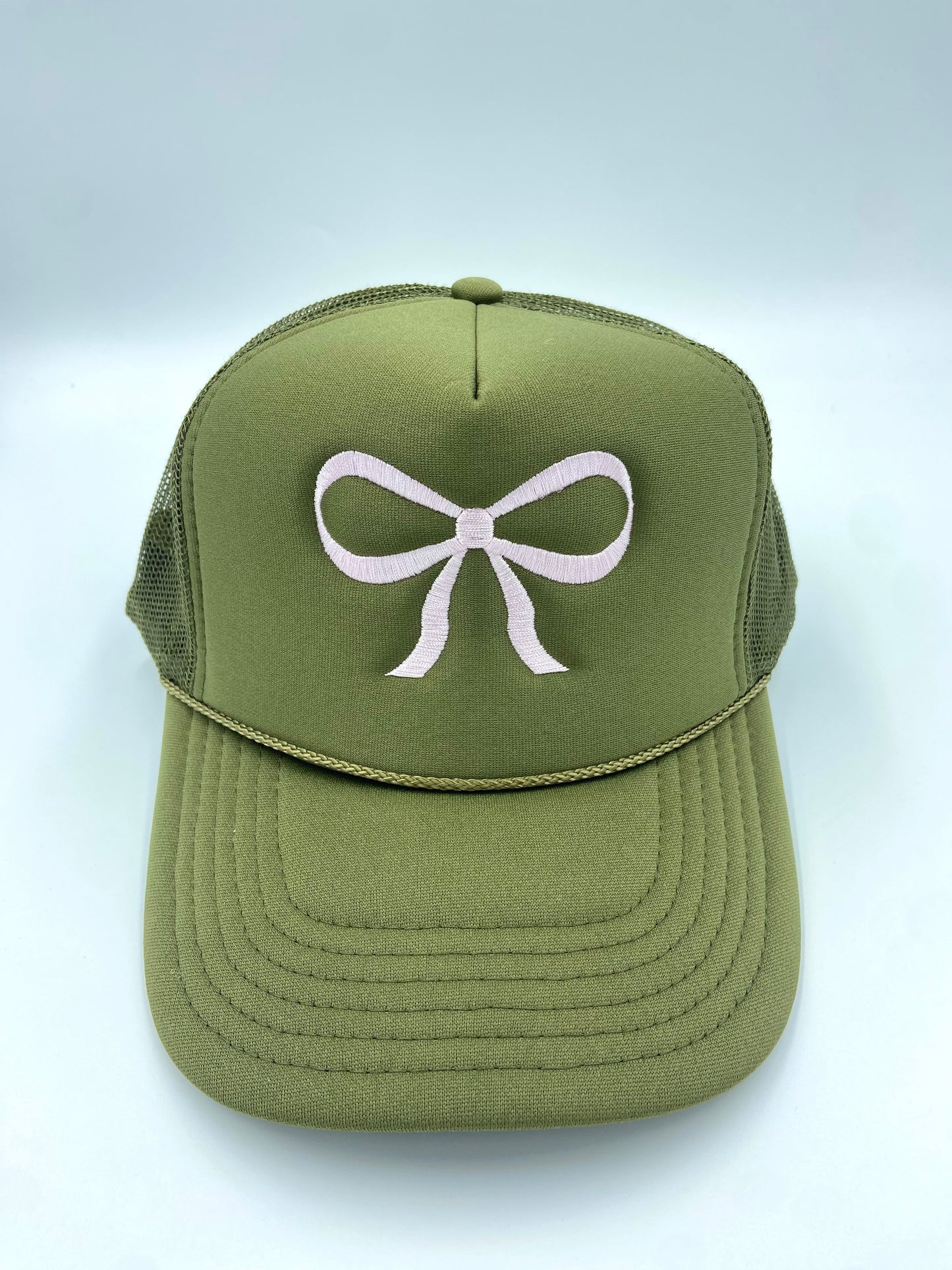 bow trucker hat