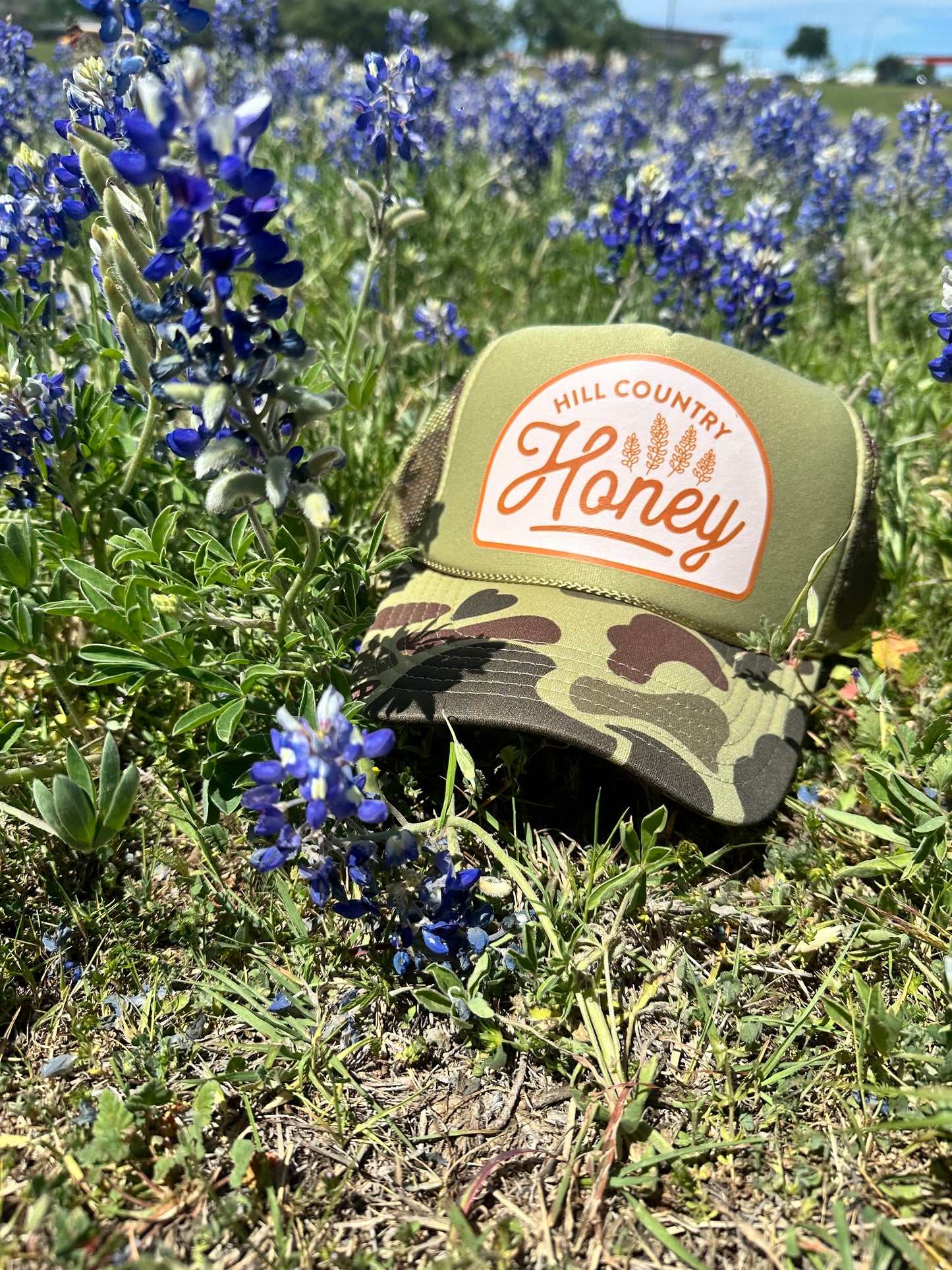 hill country honey trucker hat