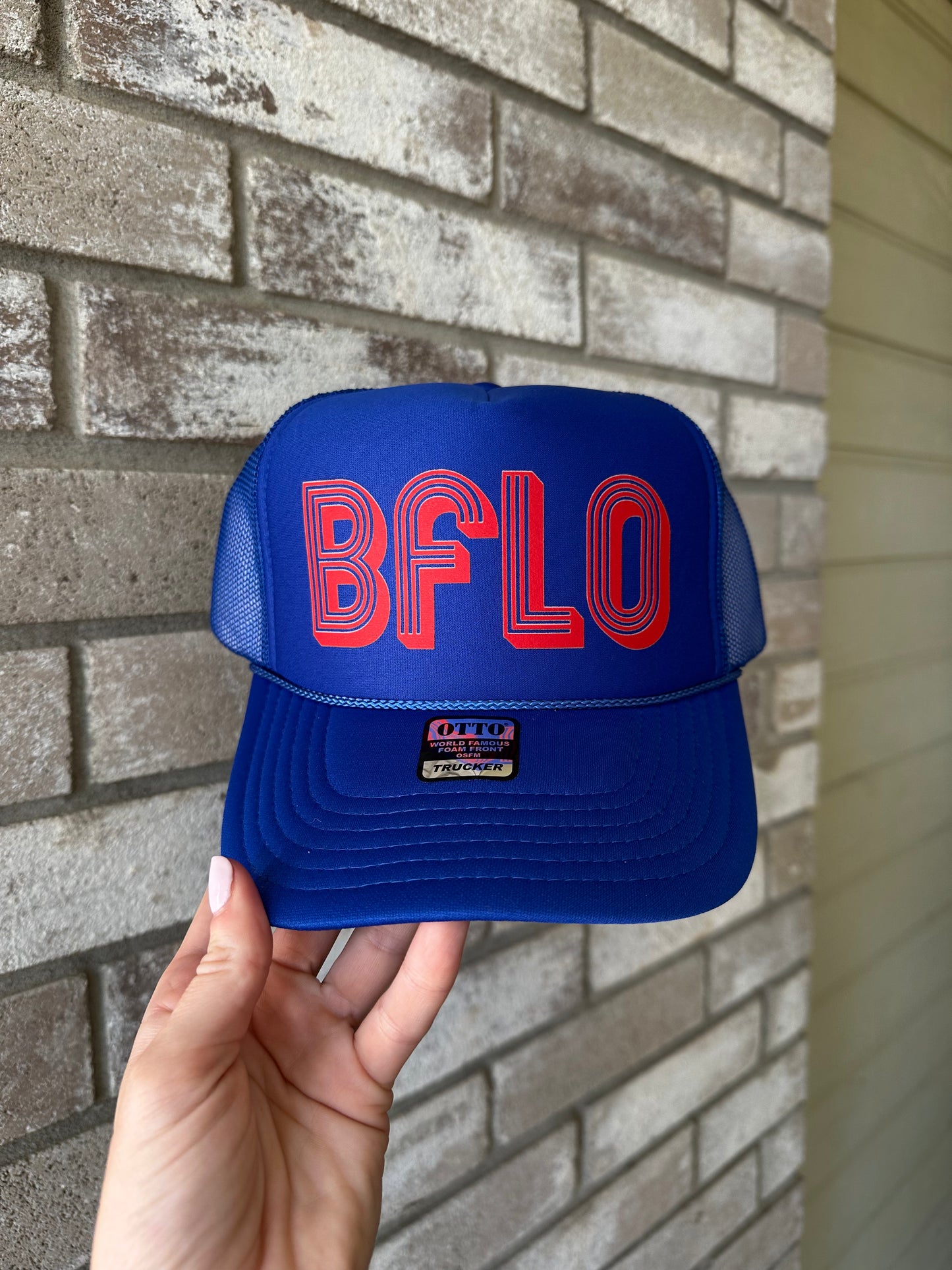 hometown heroes trucker hat - customize to your town